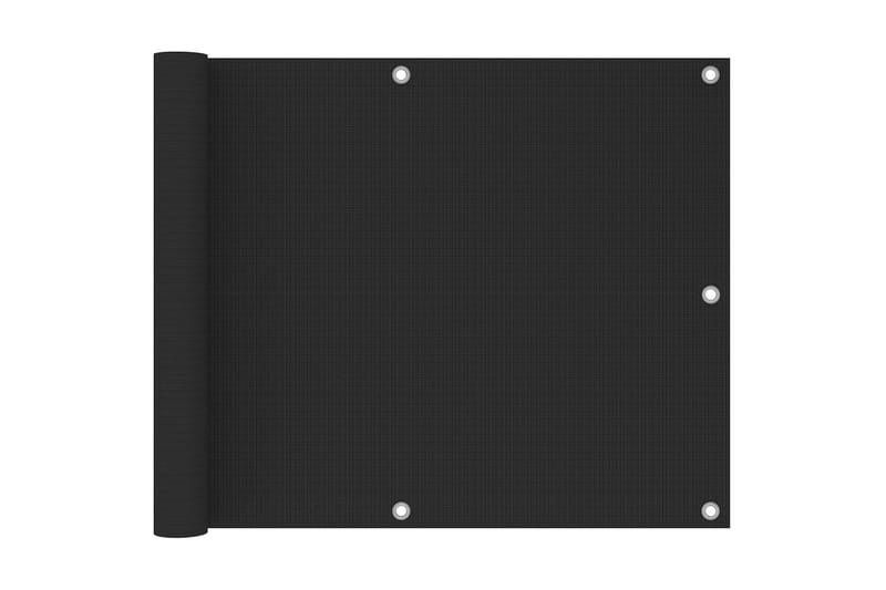 Balkongskärm antracit 75x300 cm HDPE - Antracit - Utemöbler - Balkong - Säkerhet & vindskydd balkong - Balkongskydd & insynsskydd balkong