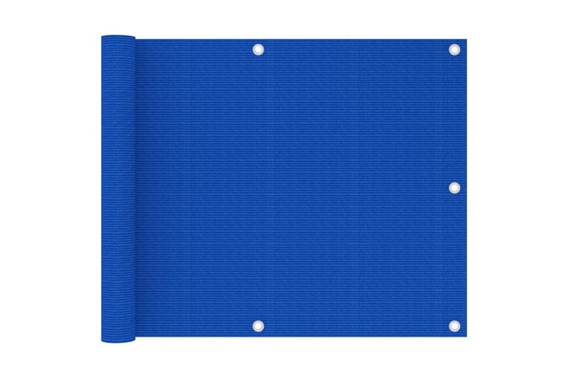 Balkongskärm blå 75x300 cm HDPE - Blå - Balkongskydd & insynsskydd balkong