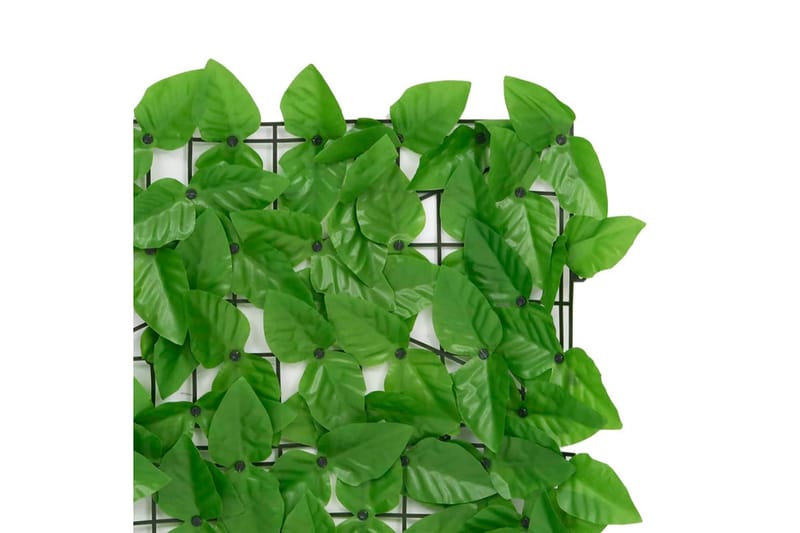 Balkongskärm gröna blad 300x100 cm - Grön - Balkongskydd & insynsskydd balkong