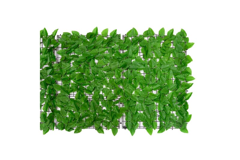 Balkongskärm gröna blad 300x75 cm - Grön - Utemöbler - Balkong - Säkerhet & vindskydd balkong - Balkongskydd & insynsskydd balkong