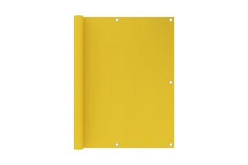 Balkongskärm gul 120x600 cm HDPE