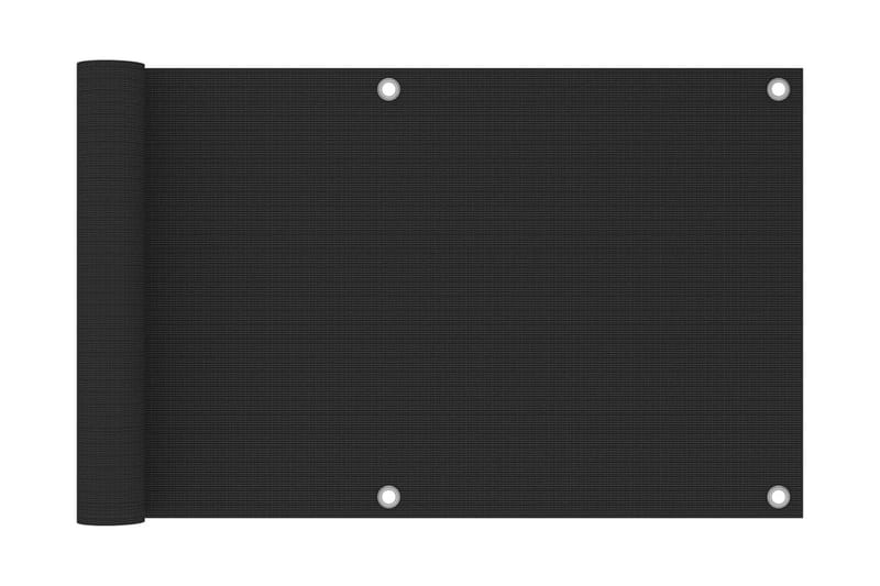 Balkongskärm HDPE 75x500 cm antracit - Antracit - Utemöbler - Balkong - Säkerhet & vindskydd balkong - Balkongskydd & insynsskydd balkong
