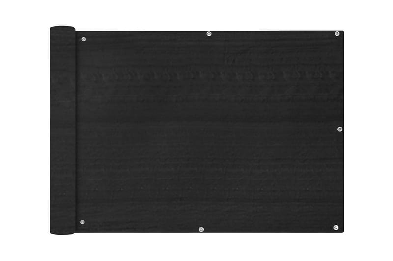 Balkongskärm HDPE 75x600 cm antracit - Grå - Balkongskydd & insynsskydd balkong