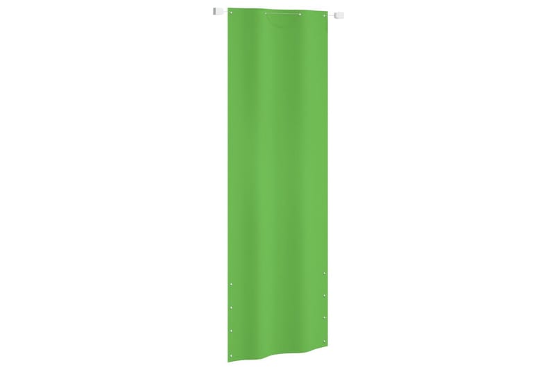Balkongskärm ljusgrön 80x240 cm oxfordtyg - Ljusgrön - Utemöbler - Balkong - Säkerhet & vindskydd balkong - Balkongskydd & insynsskydd balkong