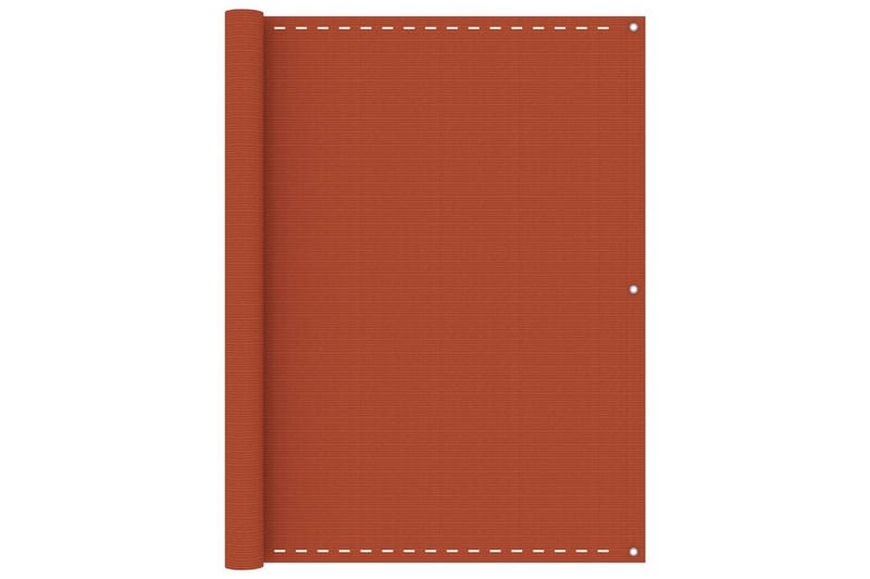 Balkongskärm orange 120x500 cm HDPE - Orange - Utemöbler - Balkong - Säkerhet & vindskydd balkong - Balkongskydd & insynsskydd balkong