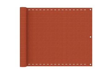 Balkongskärm orange 75x500 cm HDPE
