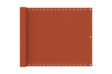 Balkongskärm orange 75x600 cm HDPE