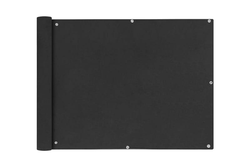 Balkongskärm oxfordtyg 90x400 cm antracit - Grå - Utemöbler - Balkong - Säkerhet & vindskydd balkong - Balkongskydd & insynsskydd balkong