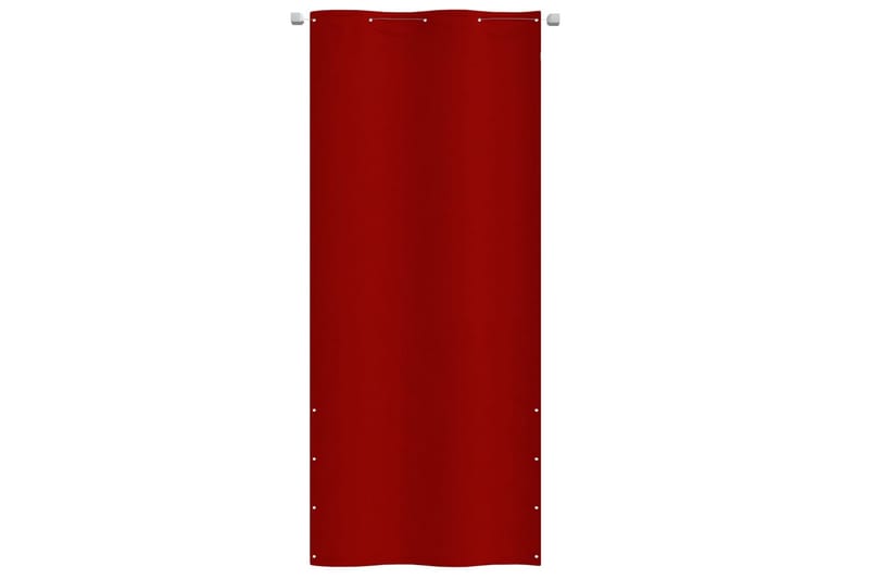 Balkongskärm röd 100x240 cm oxfordtyg - Röd - Balkongskydd & insynsskydd balkong