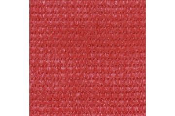 Balkongskärm röd 75x500 cm HDPE