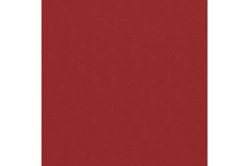Balkongskärm röd 75x500 cm oxfordtyg - Röd - Balkongskydd & insynsskydd balkong