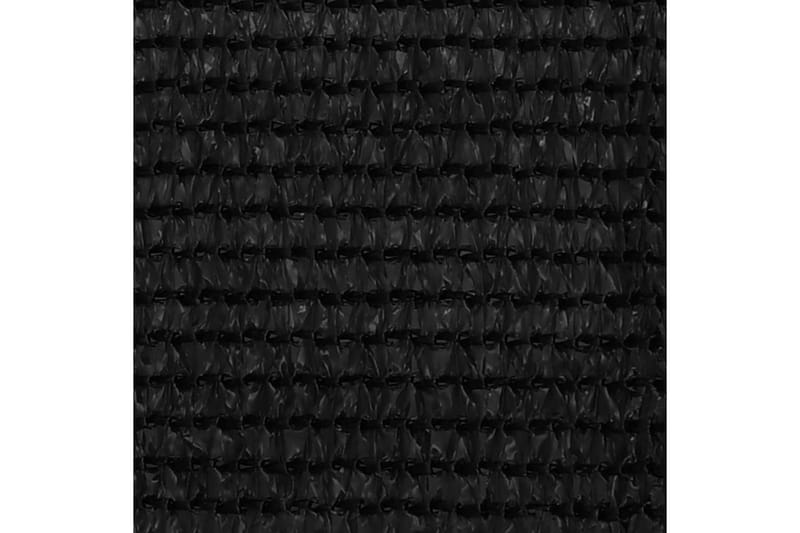 Balkongskärm svart 75x500 cm HDPE - Svart - Balkongskydd & insynsskydd balkong