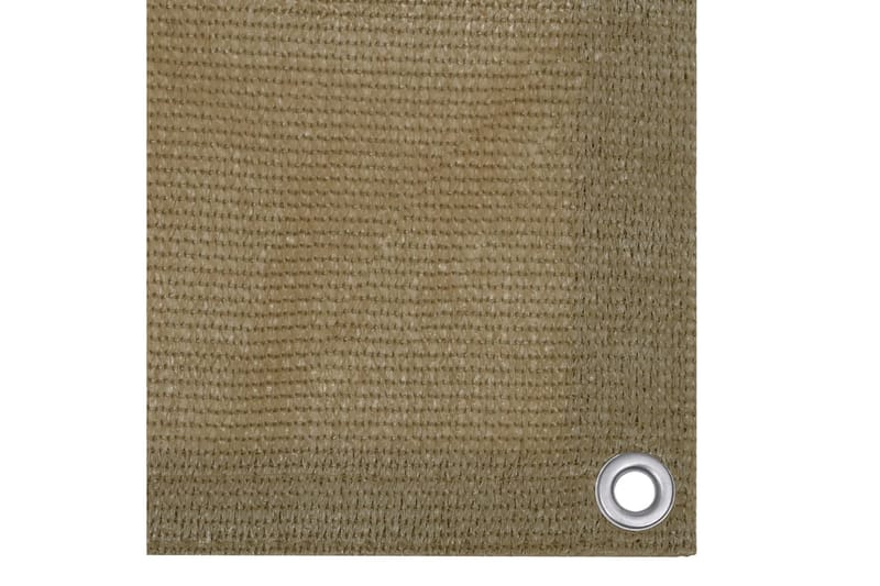 Balkongskärm taupe 120x400 cm HDPE - Taupe - Utemöbler - Balkong - Säkerhet & vindskydd balkong - Balkongskydd & insynsskydd balkong
