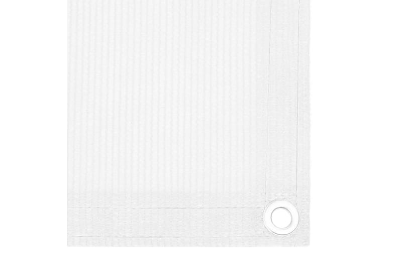 Balkongskärm vit 120x400 cm HDPE - Vit - Utemöbler - Balkong - Säkerhet & vindskydd balkong - Balkongskydd & insynsskydd balkong