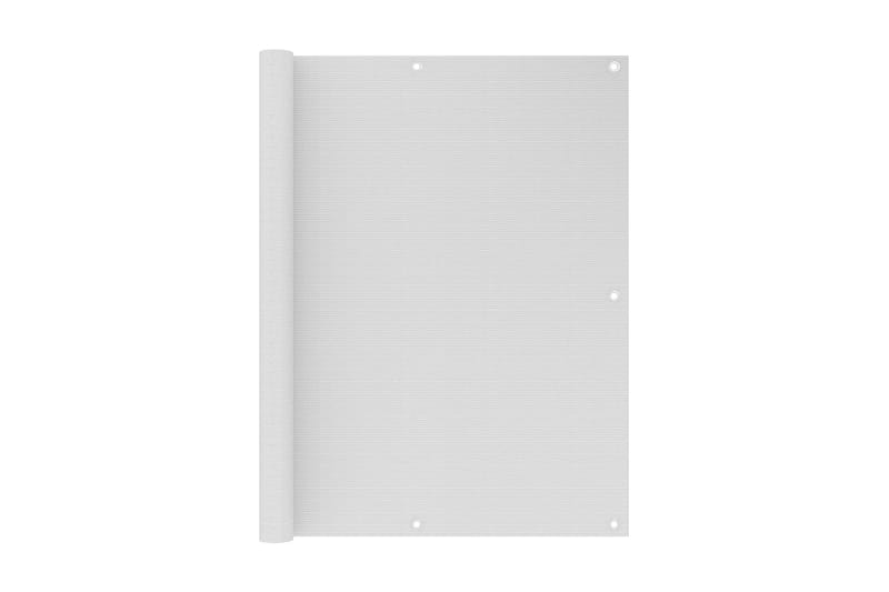 Balkongskärm vit 120x500 cm HDPE - Vit - Utemöbler - Balkong - Säkerhet & vindskydd balkong - Balkongskydd & insynsskydd balkong