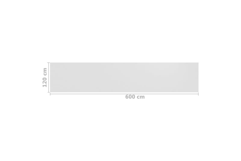 Balkongskärm vit 120x600 cm HDPE - Vit - Balkongskydd & insynsskydd balkong