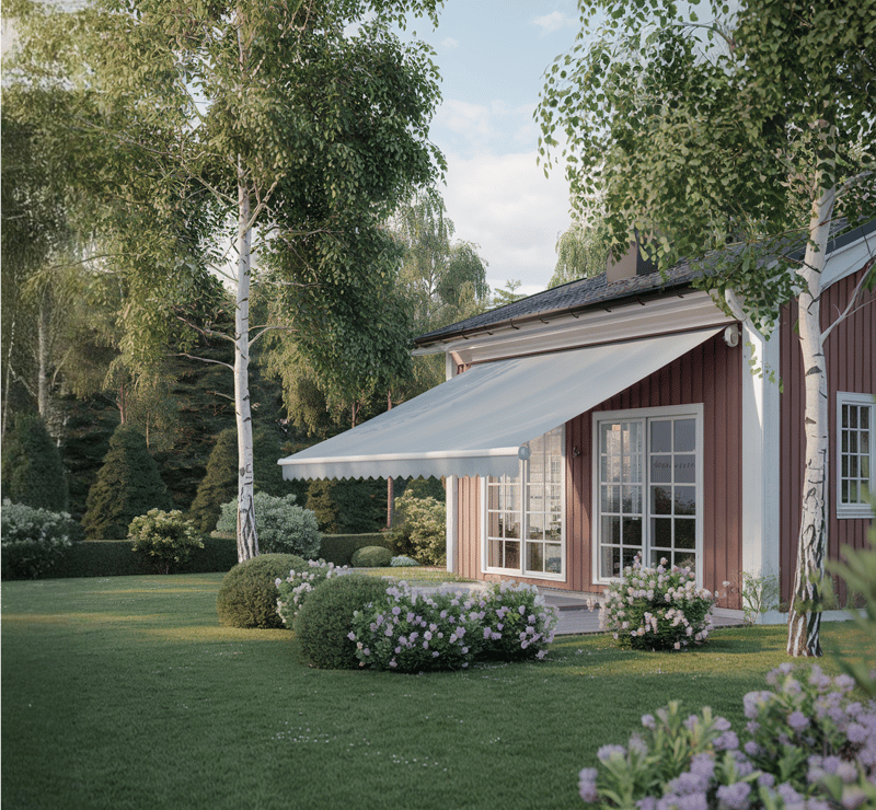 Halvkassettmarkis 3,6x3 m | Vevmanövrerad | Metalcraft, undefined