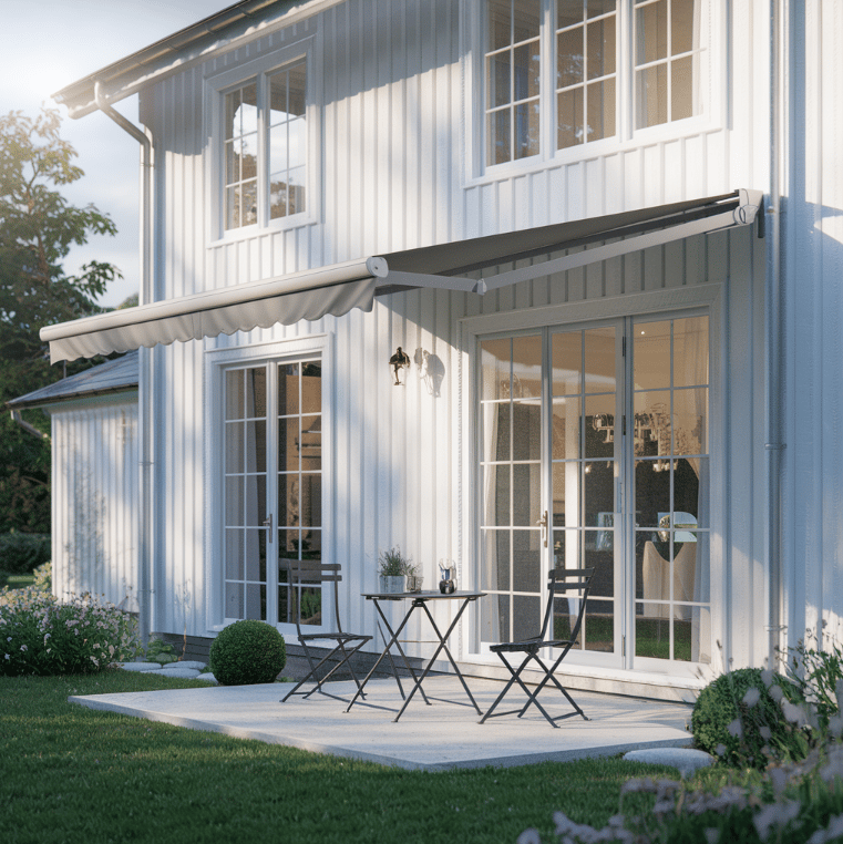 Halvkassettmarkis 4x2,5 m | Vevmanövrerad | Metalcraft, undefined