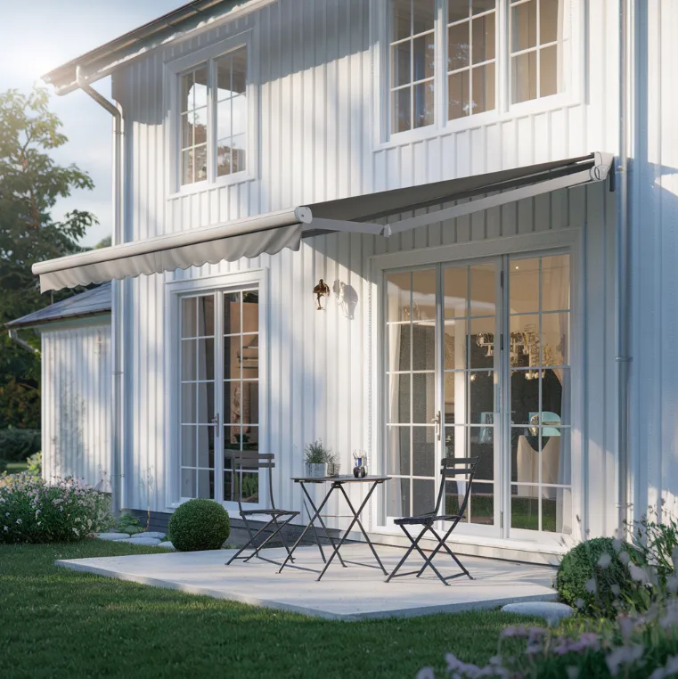 Halvkassettmarkis 4x2,5 m | Vevmanövrerad | Metalcraft, undefined