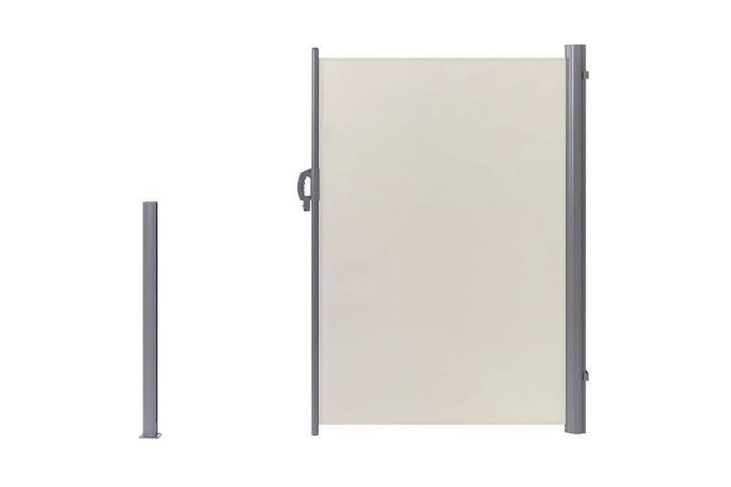 Sidomarkis Dorio Beige/Silver, 305x9x180 cm - Beige/Silver, 305x9x180 cm - Utemöbler - Balkong - Säkerhet & vindskydd balkong - Balkongskydd & insynsskydd balkong