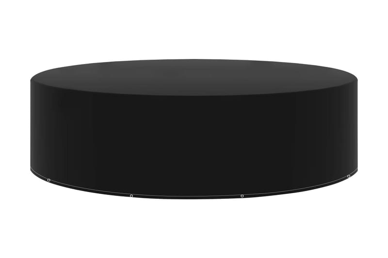 Överdrag för trädgårdsmöbler 10 öljetter 205x90 cm - Svart - Utemöbler - Dynförvaring & möbelskydd - Överdrag utemöbler