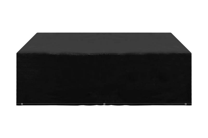 Överdrag för trädgårdsmöbler 8 öljetter 200x200x70 cm - Svart - Utemöbler - Dynförvaring & möbelskydd - Överdrag utemöbler