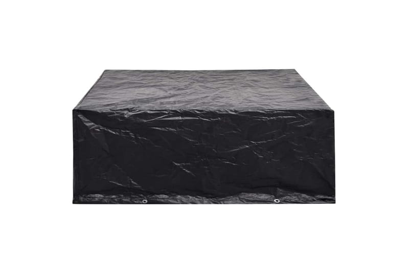 Överdrag för trädgårdsmöbler 8 öljetter 250x210x90 cm - Svart - Utemöbler - Dynförvaring & möbelskydd - Överdrag utemöbler
