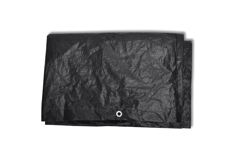 Överdrag för trädgårdsmöbler 8 öljetter 250x210x90 cm - Svart - Utemöbler - Dynförvaring & möbelskydd - Överdrag utemöbler