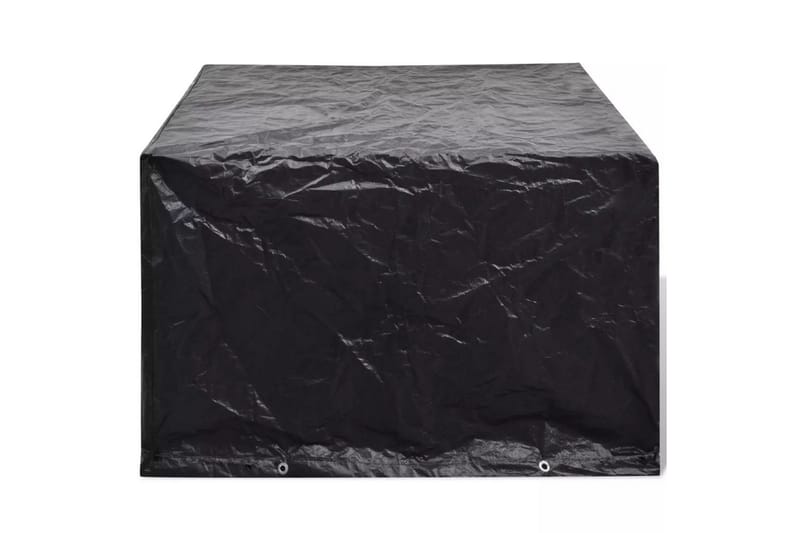 Överdrag för trädgårdsmöbler med 8 öljetter 113x113x73 cm - Svart - Utemöbler - Dynförvaring & möbelskydd - Överdrag utemöbler