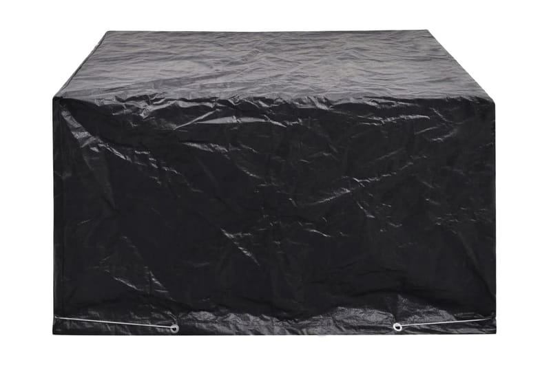 Överdrag för trädgårdsmöbler med 8 öljetter 172x113x73 cm - Svart - Utemöbler - Dynförvaring & möbelskydd - Överdrag utemöbler