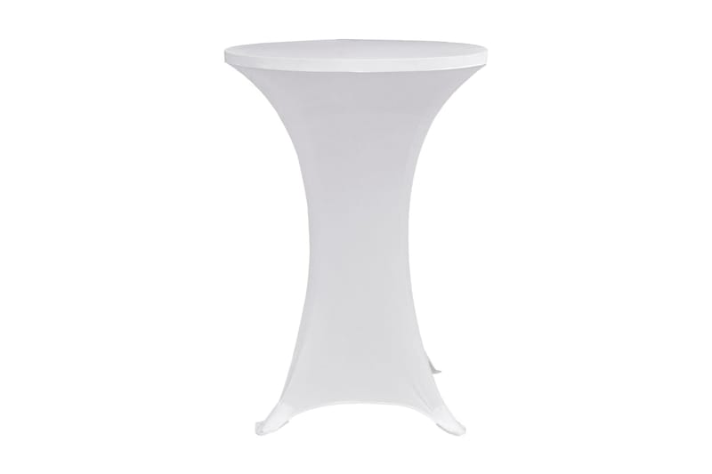Överdrag till ståbord Ø60 cm vit stretch 4 st - Vit - Utemöbler - Dynförvaring & möbelskydd - Överdrag utemöbler