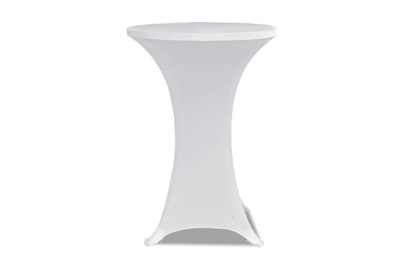 Överdrag till ståbord 2 st Ø 70 cm stretch vit - Vit - Utemöbler - Dynförvaring & möbelskydd - Överdrag utemöbler