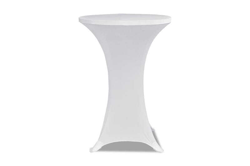 Överdrag till ståbord 2 st 80 cm stretch vit - Vit - Utemöbler - Dynförvaring & möbelskydd - Överdrag utemöbler