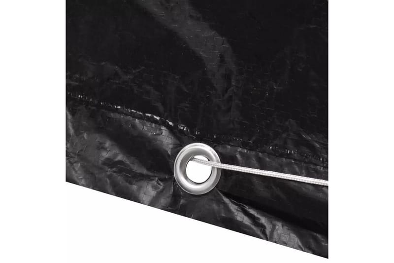 Överdrag till trädgårdsmöbler 8 öljetter 135x135x90 cm - Svart - Utemöbler - Dynförvaring & möbelskydd - Överdrag utemöbler