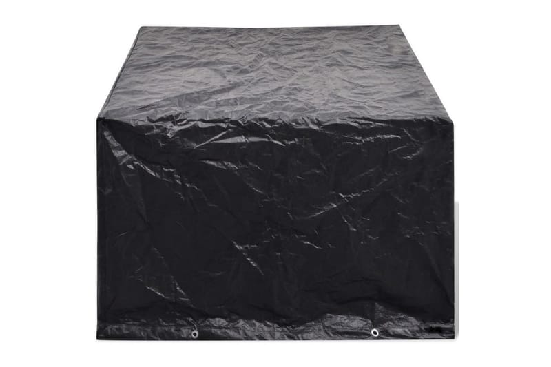 Överdrag till trädgårdsmöbler 8 öljetter 180x140x90 cm - Svart - Utemöbler - Dynförvaring & möbelskydd - Överdrag utemöbler