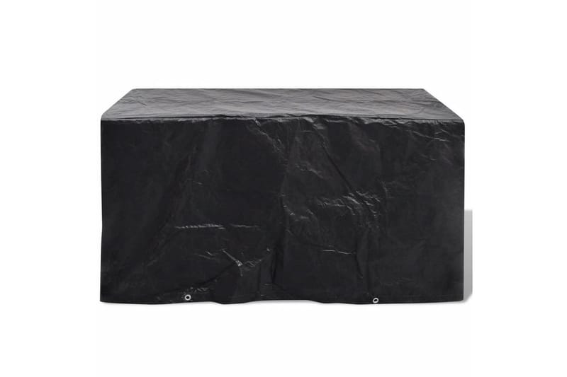 Överdrag till trädgårdsmöbler 8 öljetter 180x70x90 cm - Svart - Utemöbler - Dynförvaring & möbelskydd - Överdrag utemöbler