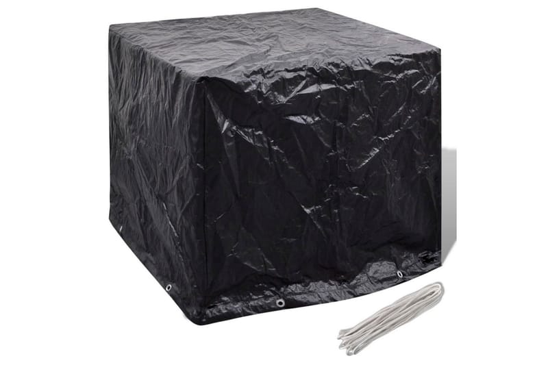 Överdrag till vattentank 8 öljetter 116x100x120 cm - Svart - Utemöbler - Dynförvaring & möbelskydd - Överdrag utemöbler