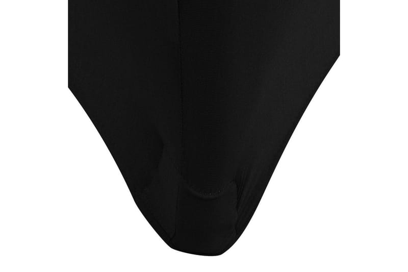 Bordsöverdrag stretch 2 st svart 243x76x74 cm - Svart - Utemöbler - Dynförvaring & möbelskydd - Överdrag utemöbler