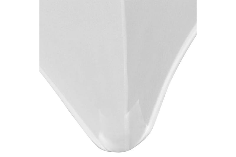 Bordsöverdrag stretch 2 st vit 183x76x74 cm - Vit - Utemöbler - Dynförvaring & möbelskydd - Överdrag utemöbler