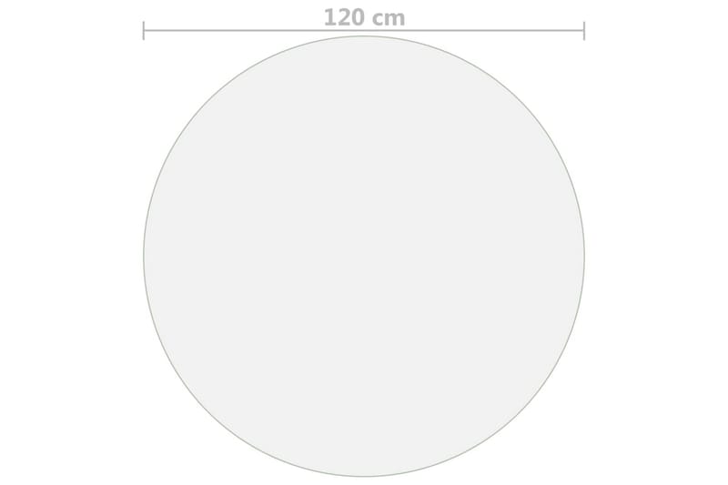 Bordsskydd genomskinligt Ø 120 cm 2 mm PVC - Transparent - Utemöbler - Dynförvaring & möbelskydd - Överdrag utemöbler