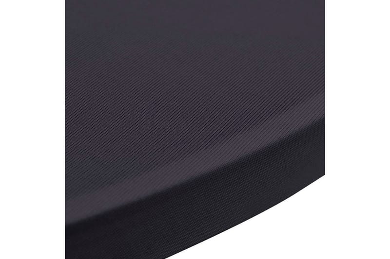 Elastiskt bordsöverdrag 2 st 80 cm antracit - Grå - Överdrag utemöbler