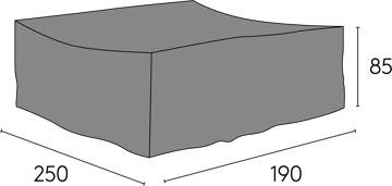 Hillerstorp Eskilstuna Möbelskydd 190x250 cm Grå - Hillerstorp - Utemöbler - Dynförvaring & möbelskydd - Överdrag utemöbler