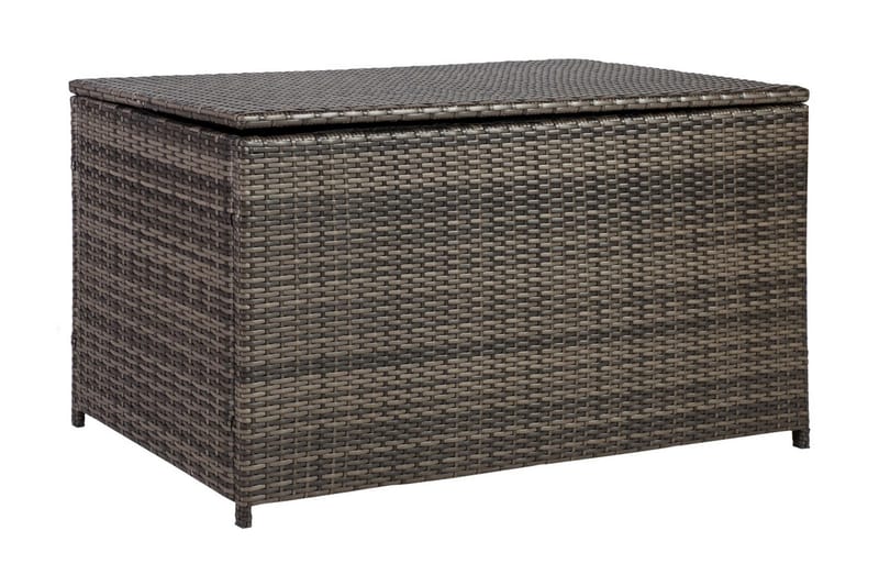 Kuddbox WICKER 122x52xH62cm brun - Överdrag utemöbler