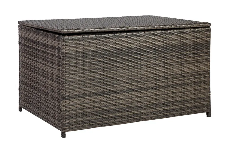 Kuddbox WICKER 122x52xH62cm brun, undefined