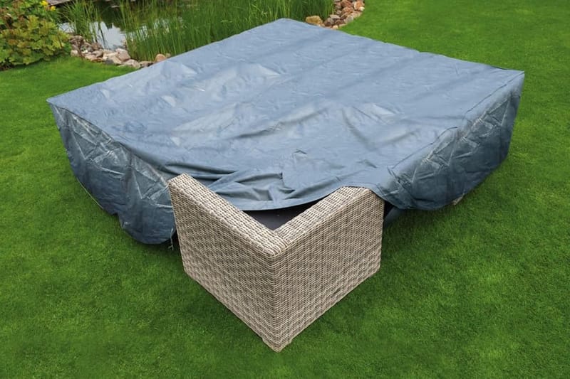Nature Ã–verdrag för lågbord och stolar 200x200x70 cm - Grå - Utemöbler - Dynförvaring & möbelskydd - Överdrag utemöbler