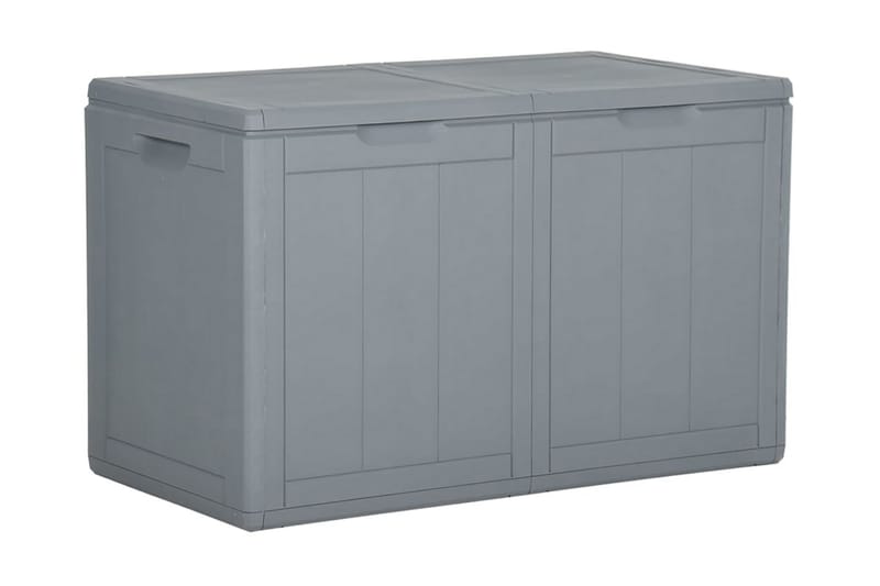 Dynbox 180 liter grå PP-rotting - Grå - Utemöbler - Dynförvaring & möbelskydd - Dynboxar & dynlådor