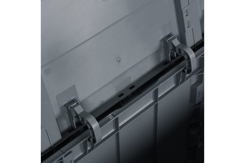 Dynbox 180 liter grå PP-rotting - Grå - Utemöbler - Dynförvaring & möbelskydd - Dynboxar & dynlådor
