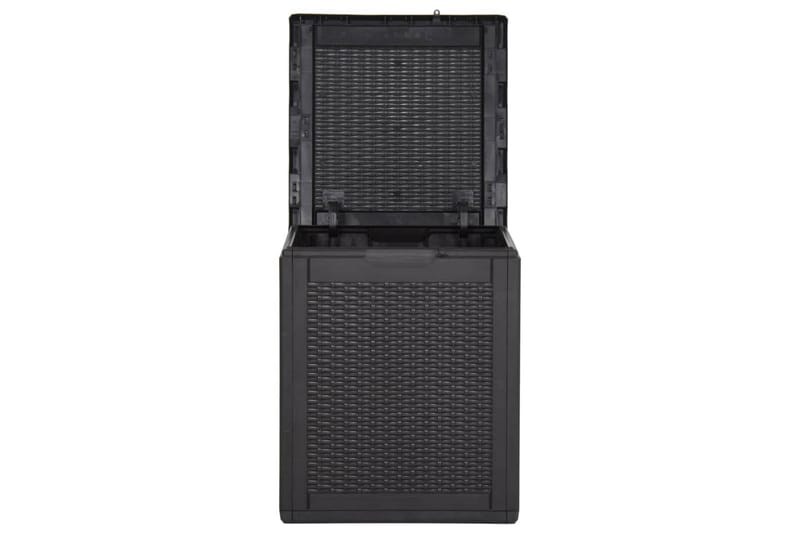 Dynbox 270 liter svart PP-rotting - Svart - Utemöbler - Dynförvaring & möbelskydd - Dynboxar & dynlådor