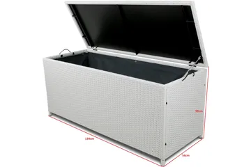 Dynbox 420 L - Vit - Utemöbler - Dynförvaring & möbelskydd - Dynboxar & dynlådor