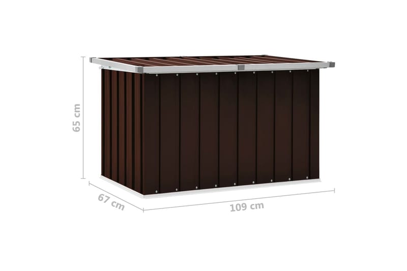 Dynbox brun 109x67x65 cm - Brun - Dynboxar & dynlådor